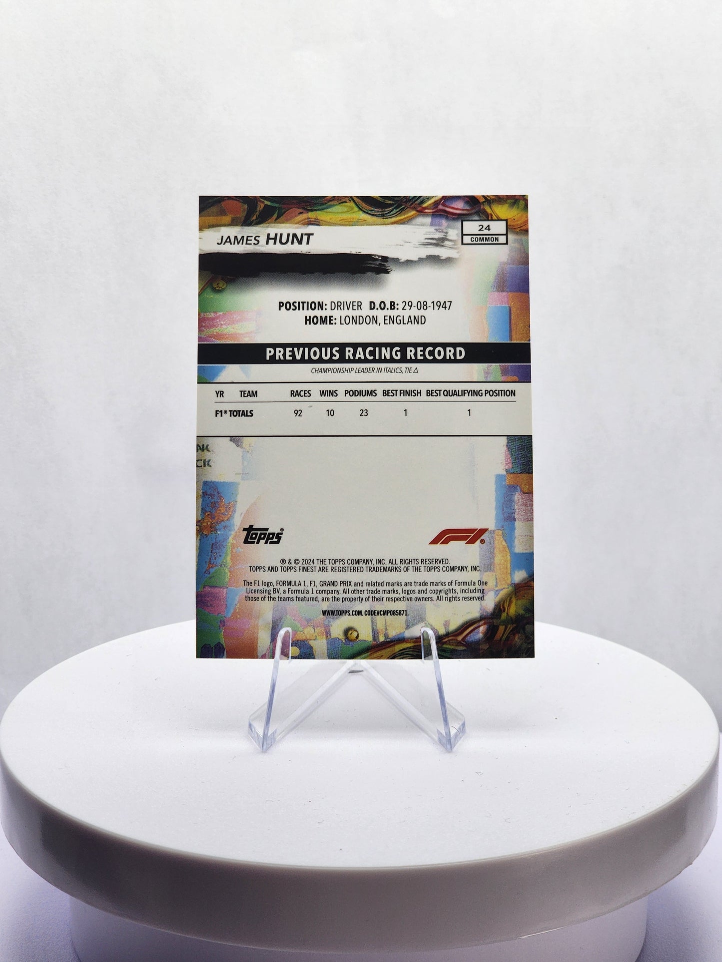 James Hunt - Common - 24