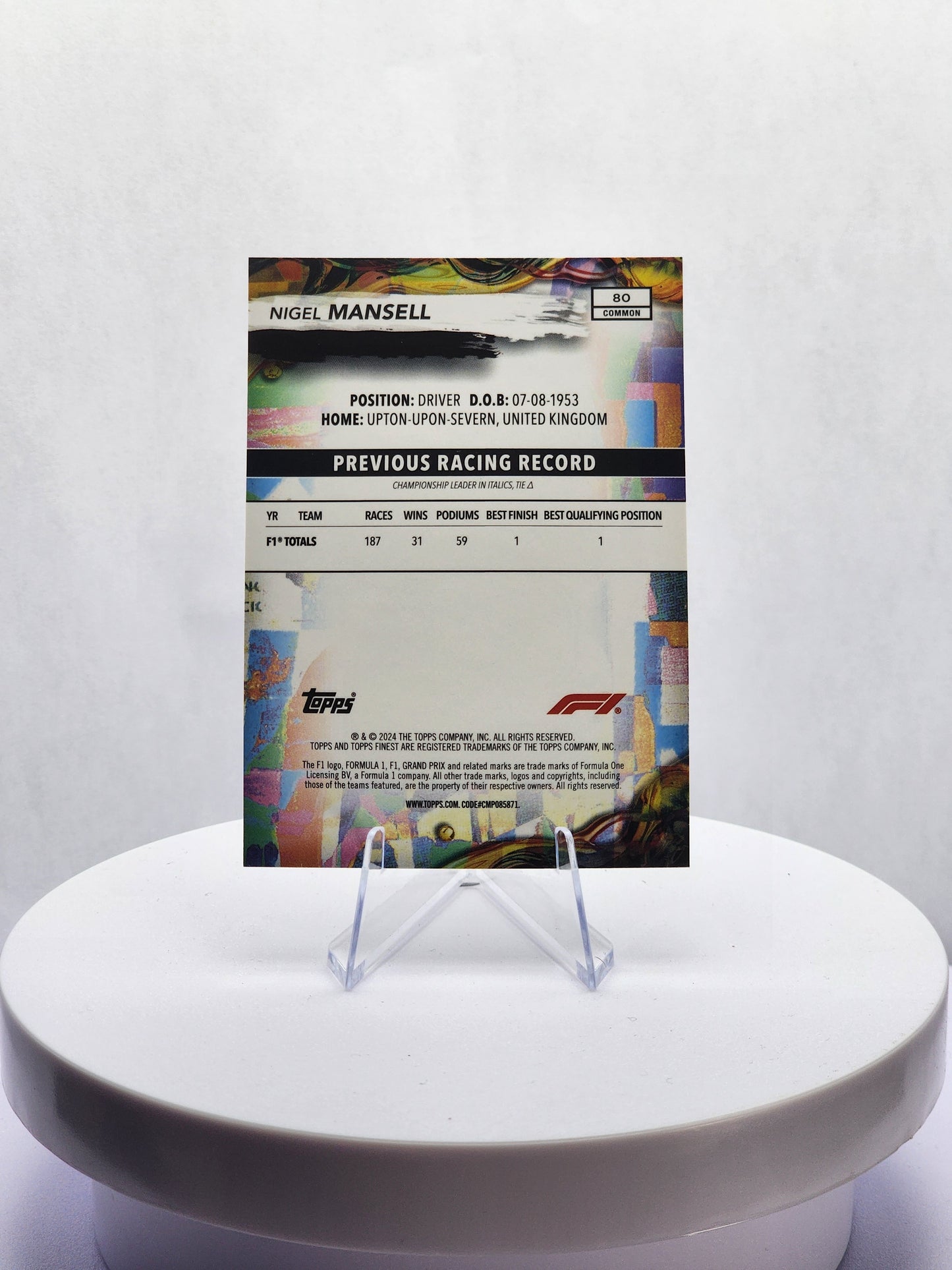 Nigel Mansel - Common - 80