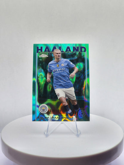 Erling Haaland Aqua Wave Refractor 70/199