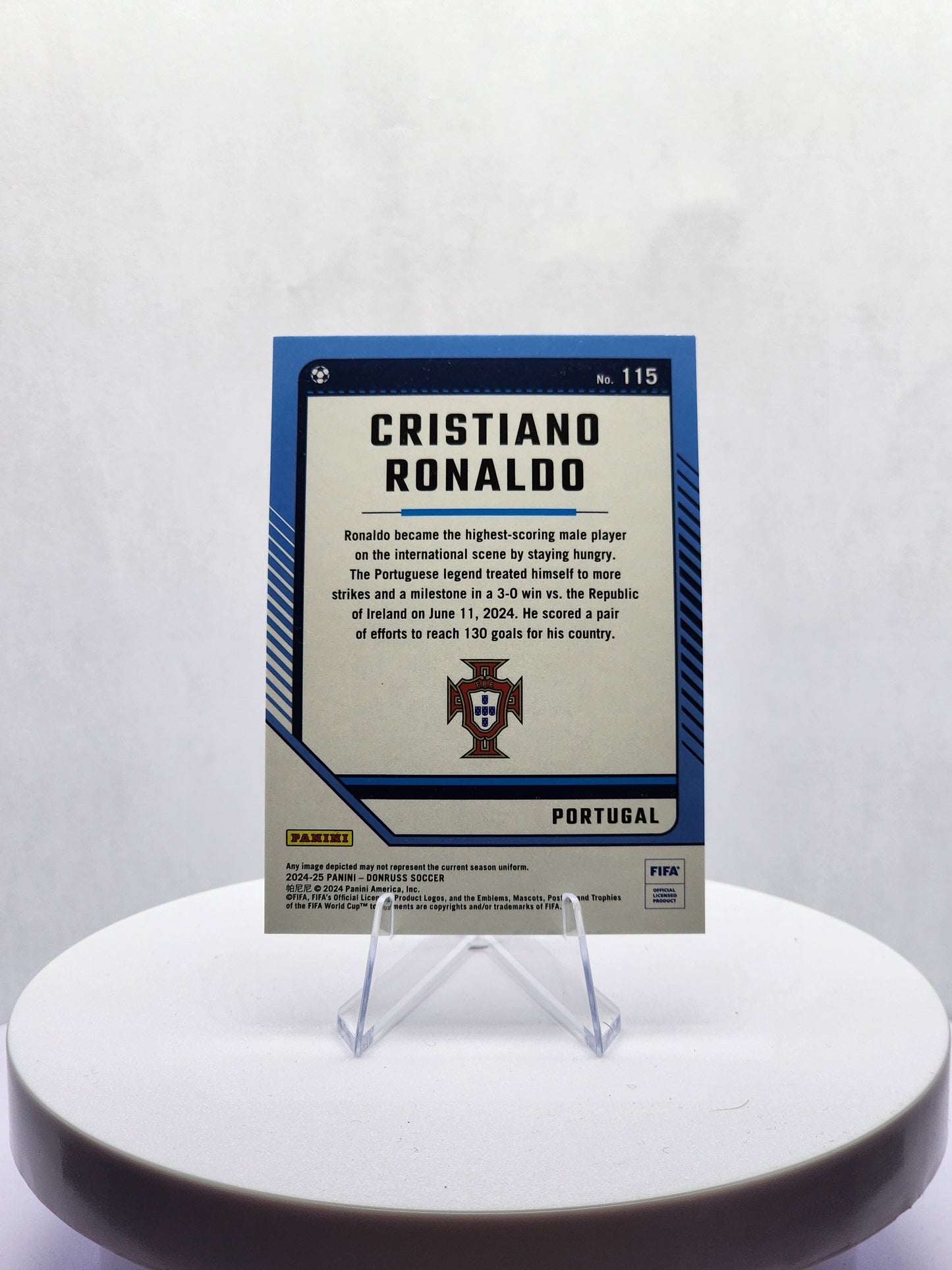 Christiano Ronaldo - Silver Refractor #115