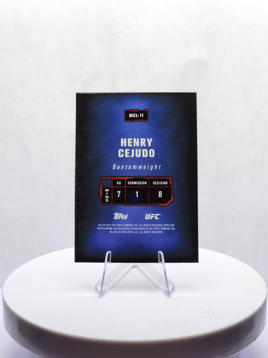 Henry Cejudo - Mission Control Insert