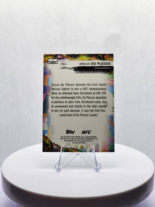 Dricus du Plessis - Green Shimmer Refractor - 88/99