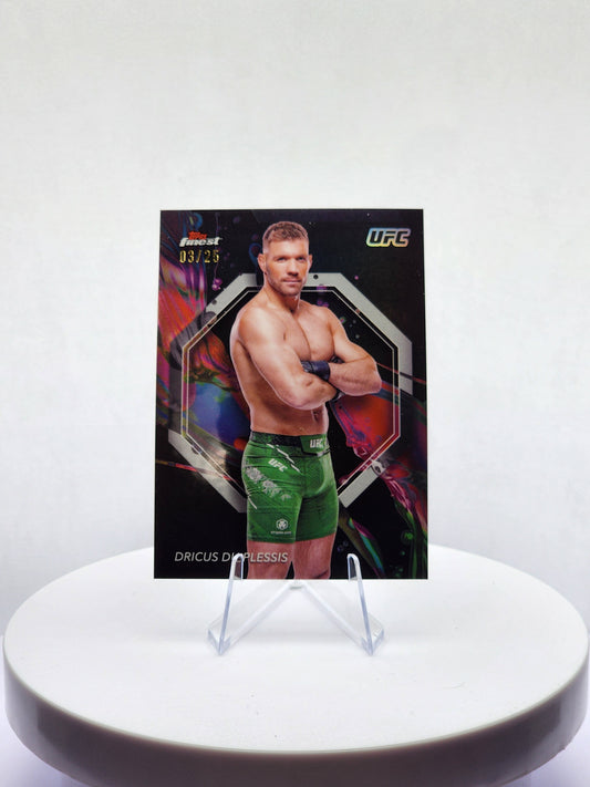 Dricus du Plessis - Black Refractor - 3/25