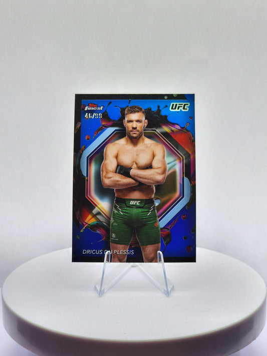 Dricus du Plessis - Blue Refractor Rare - 46/99