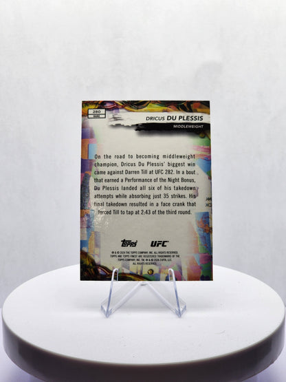 Dricus du Plessis - Blue Refractor Rare - 46/99