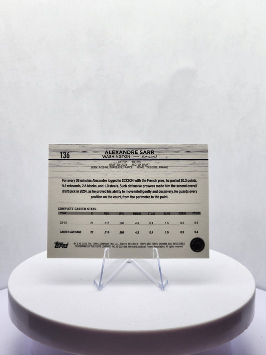 Alexandre Sarr RC - Purple Refractor