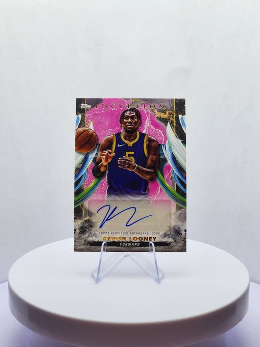 Kevon Looney Auto - Pink - 93/99