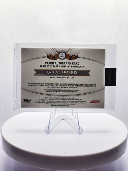 Lando Norris Relic Auto - 04/10 - Driver Number