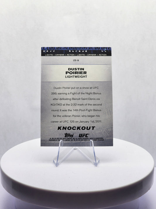 Dustin Poirier - Lights Insert - Blue Refractor - 71/99