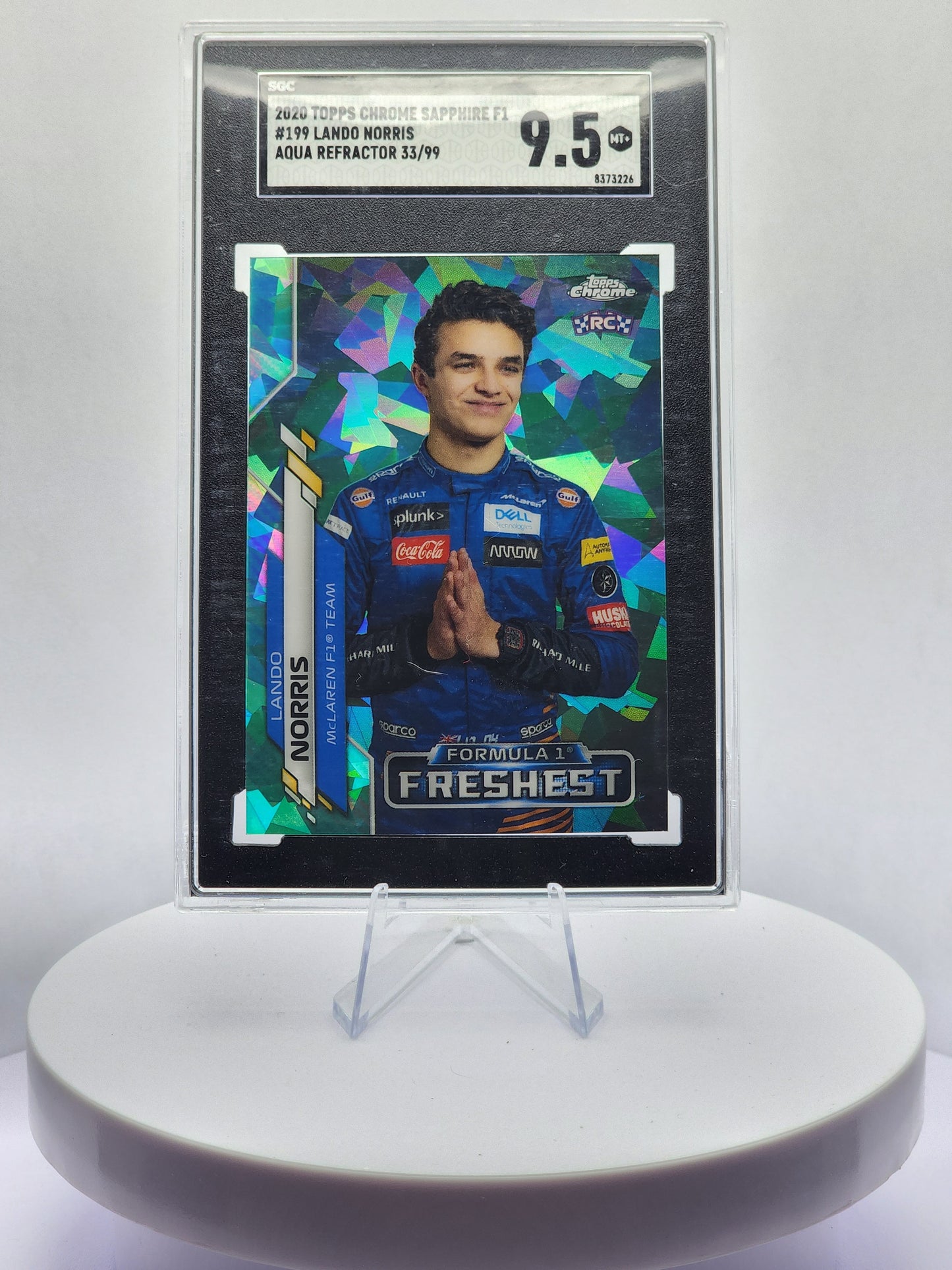 Lando Norris RC - Freshest - Aqua 33/99 - SGC 9.5