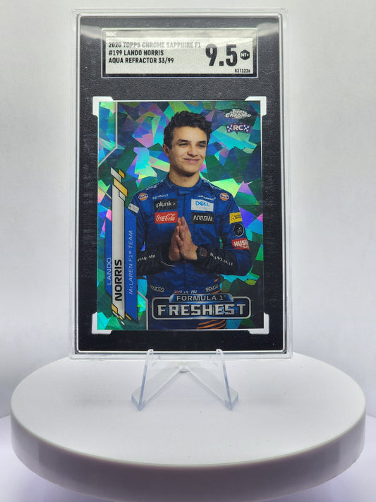 Lando Norris RC - Freshest - Aqua 33/99 - SGC 9.5