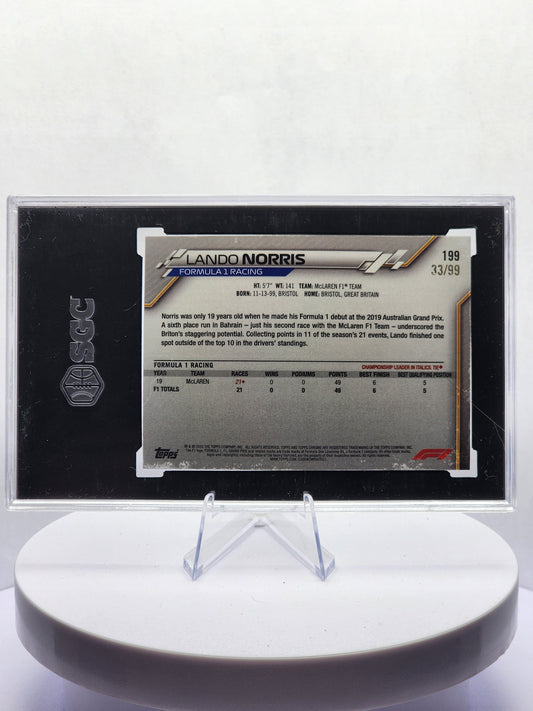 Lando Norris RC - Freshest - Aqua 33/99 - SGC 9.5